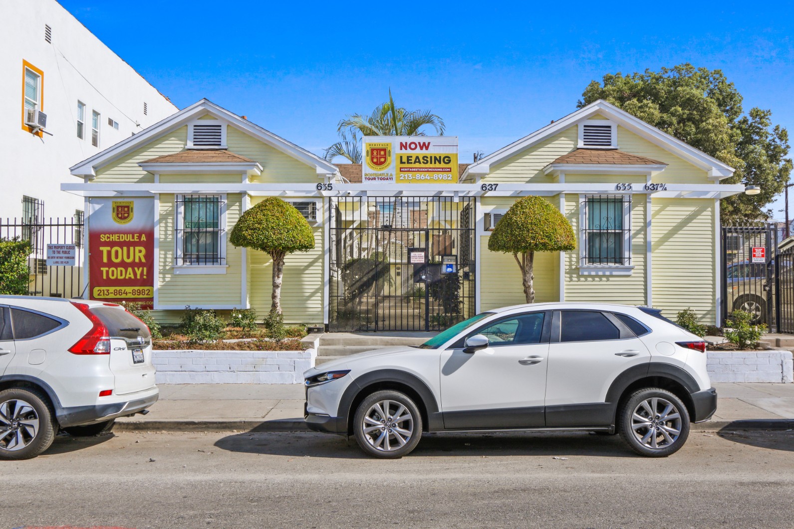 Street view of The Bungalows at Heritage 631